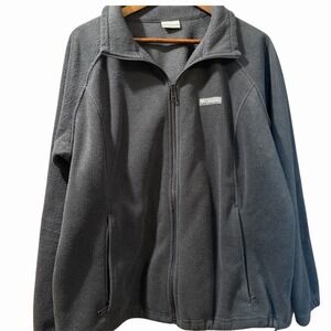 Columbia Women's Benton Springs Full-Zip Fleece Jacket Size 2X  Black